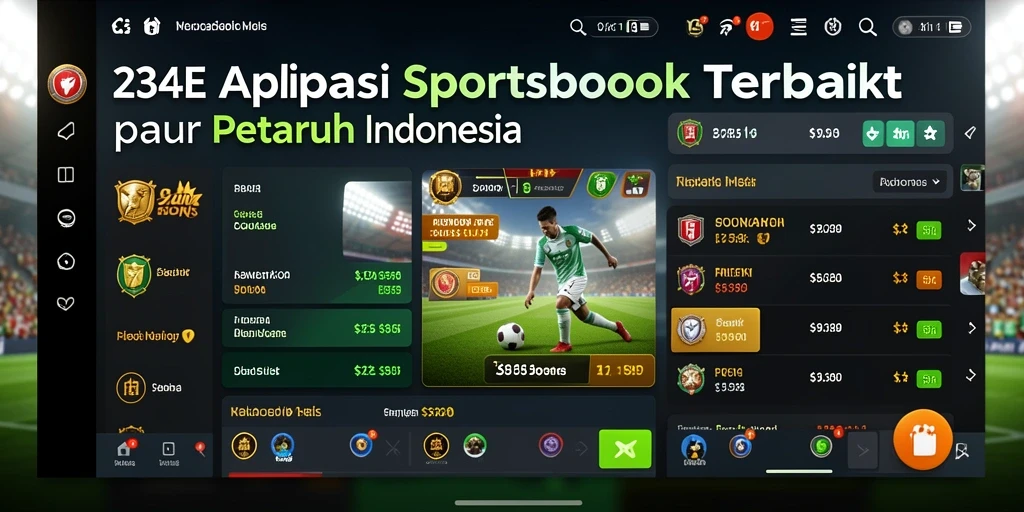 Screenshot gameplay aplikasi Sportsbook 234E yang menarik.