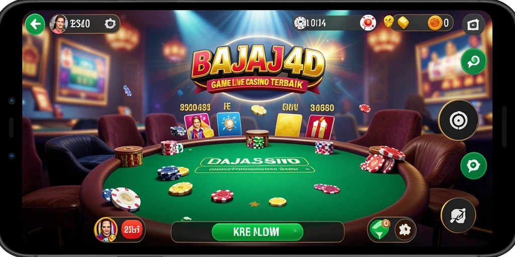 Tampilan gameplay seru di BAJAJ4D Live Casino.