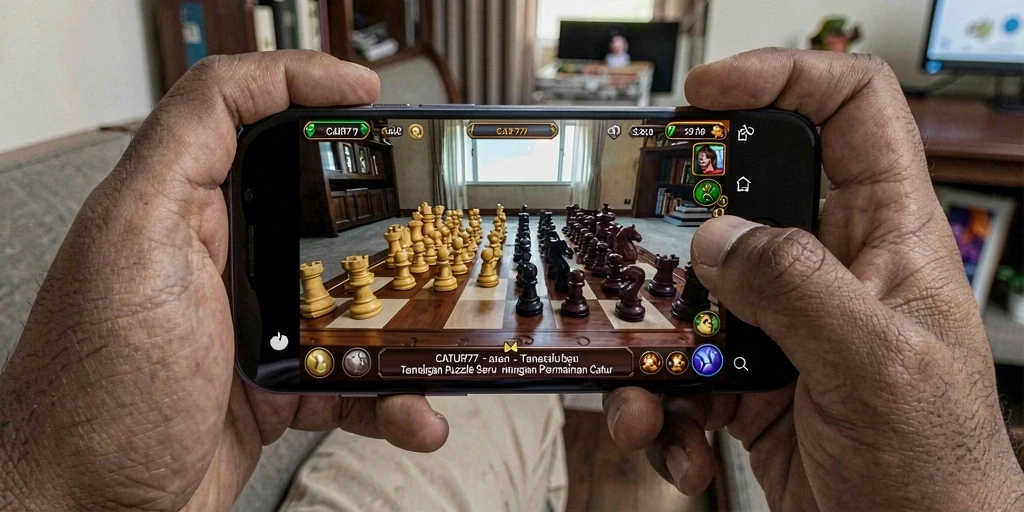 Tampilan gameplay CATUR777 yang menantang dan menarik.