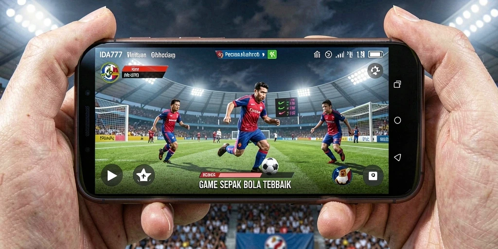 Tampilan gameplay IDA777 yang mengekspresikan keahlian sepak bola.