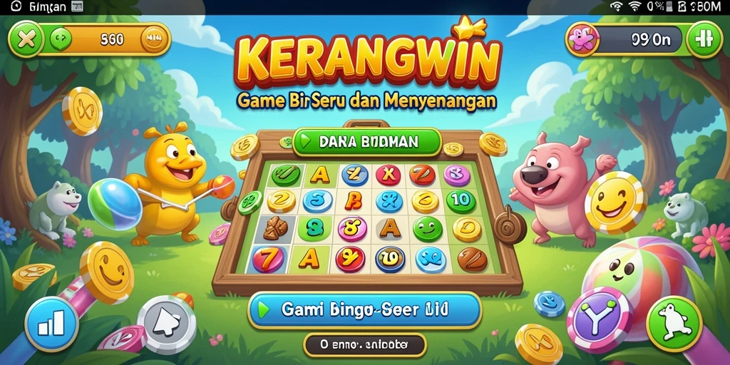 Tampilan menarik dari gameplay KERANGWIN yang menyenangkan.