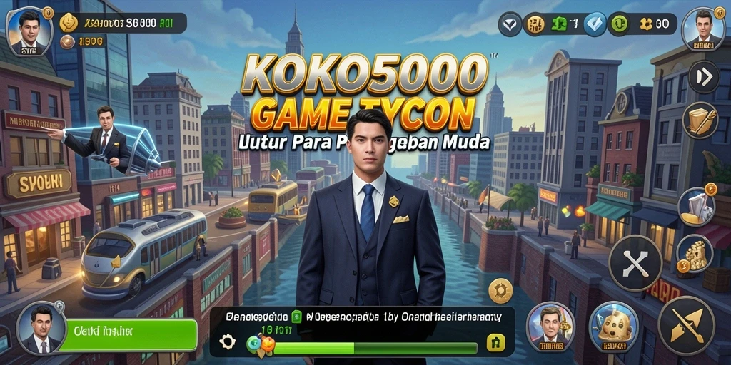 Tampilan gameplay KOKO5000 yang seru dan interaktif.