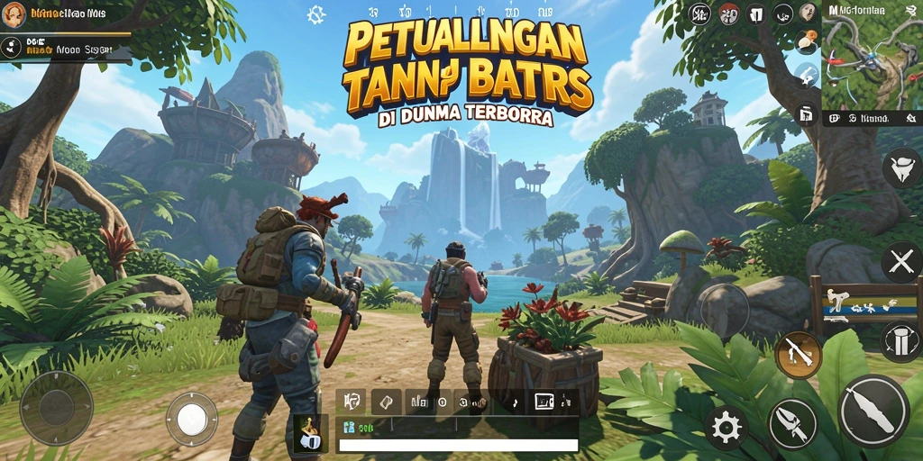 Screenshot gameplay MG108 yang menunjukkan kebebasan menjelajahi dunia terbuka.