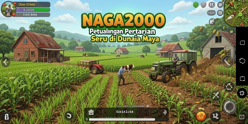 Tampilan gameplay <strong>NAGA2000</strong> yang penuh warna dan menarik.