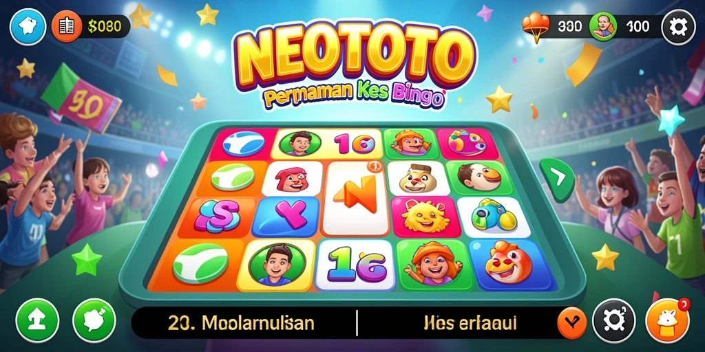 Tampilan gameplay NEOTOTO yang menarik dan penuh warna