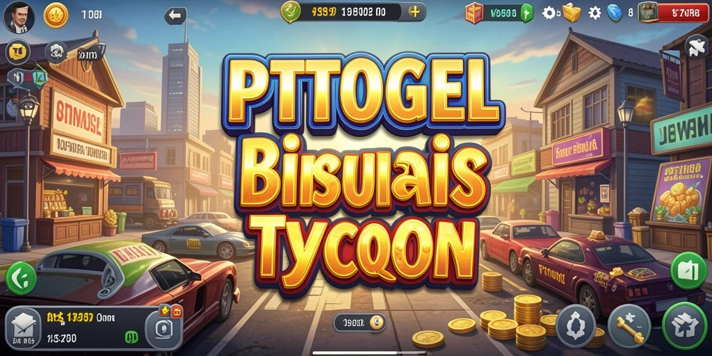 Tangkapan layar gameplay PTTOGEL yang menunjukkan simulasi bisnis yang seru.