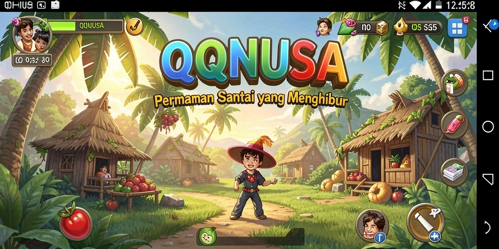 Tampilan gameplay seru dalam QQNUSA