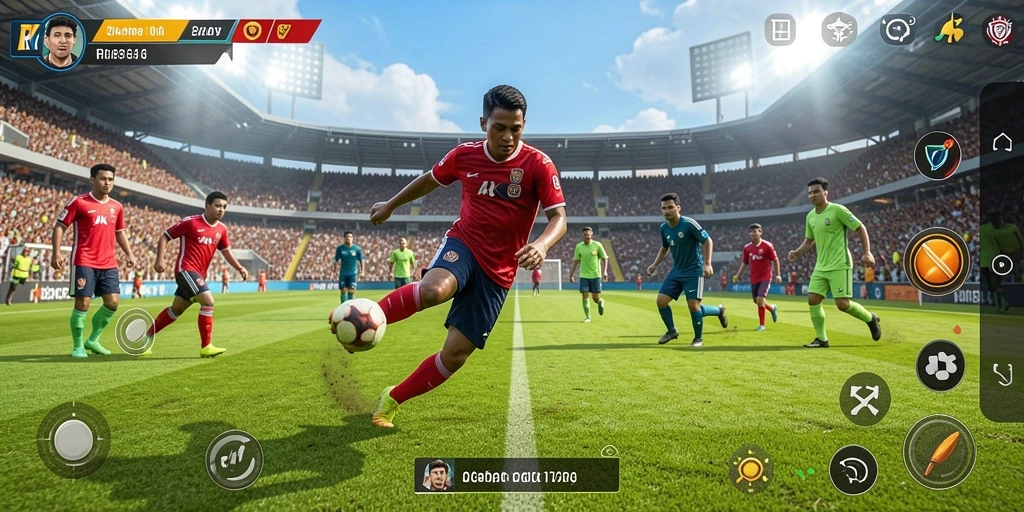 Tampilan screenshot gameplay mendebarkan di RR44.