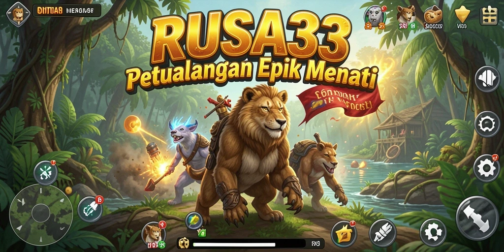 Tampilan gameplay <strong>RUSA33</strong> yang menarik dengan petualangan seru di tiap level.