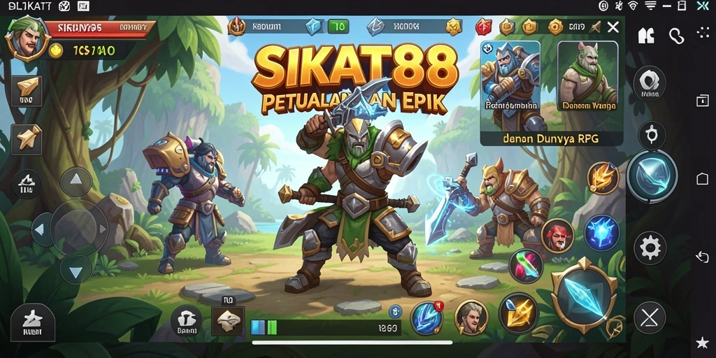Gameplay menarik SIKAT88 yang penuh aksi dan petualangan.