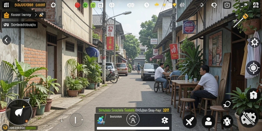 Screenshot utama SOJU88 menampilkan gameplay simulasi yang mendalam.