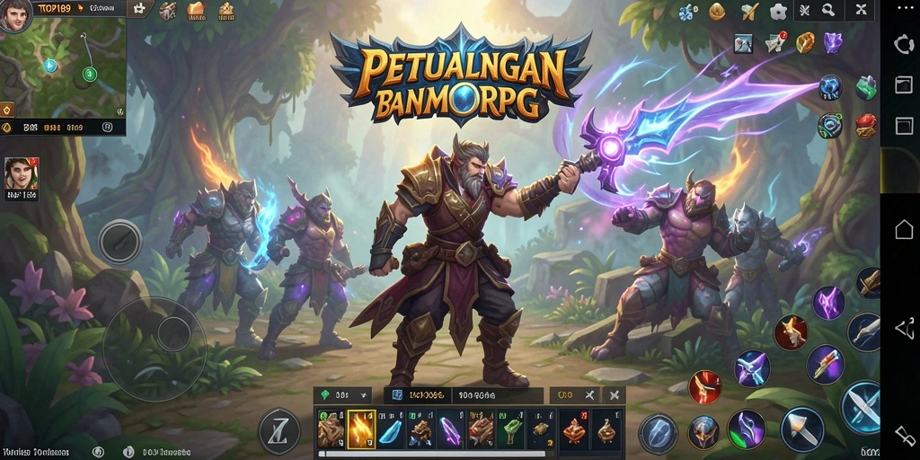Tangkapan layar gameplay <strong>TOPI189</strong> yang menunjukkan petualangan epik dalam MMORPG.