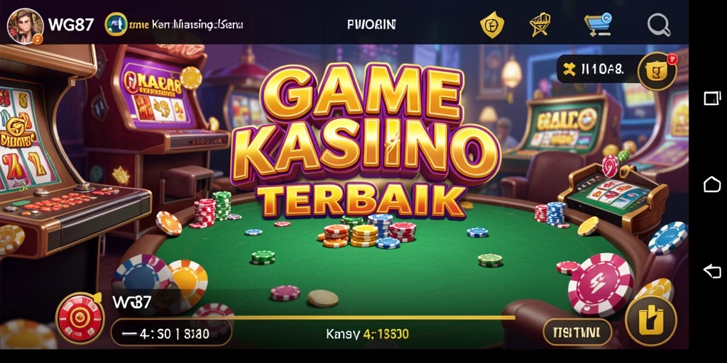 Screenshot menunjukkan gameplay Kasino yang mendebarkan dan interaktif.