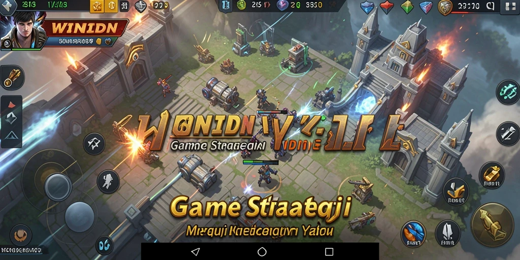 Tangkapan layar gameplay WINIDN dengan aksi strategi yang seru.